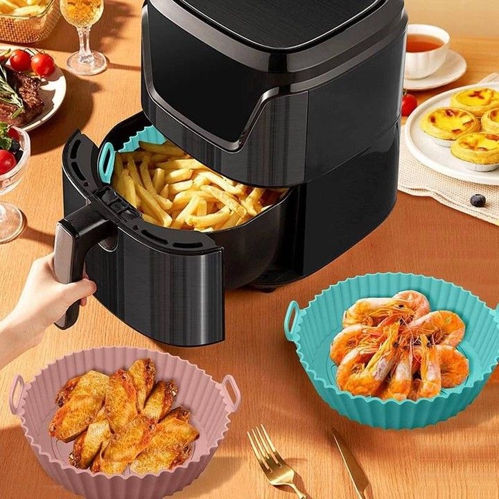 Set X6 Cestas Silicona Air Fryer